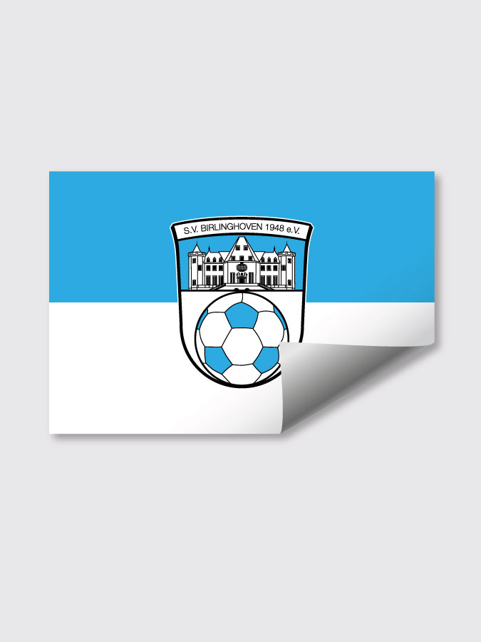 Aufkleber DIN A7 Logo