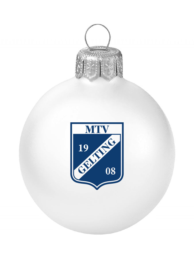 Weihnachtskugel Logo 8cm