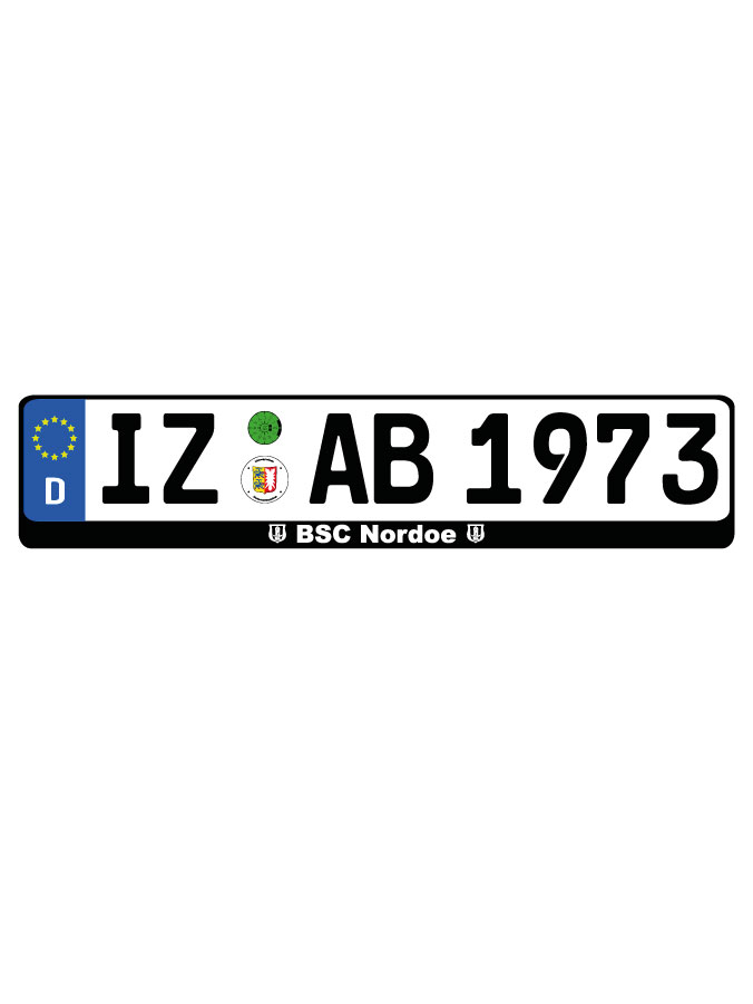 Kennzeichenhalter Kalden (2er Set)