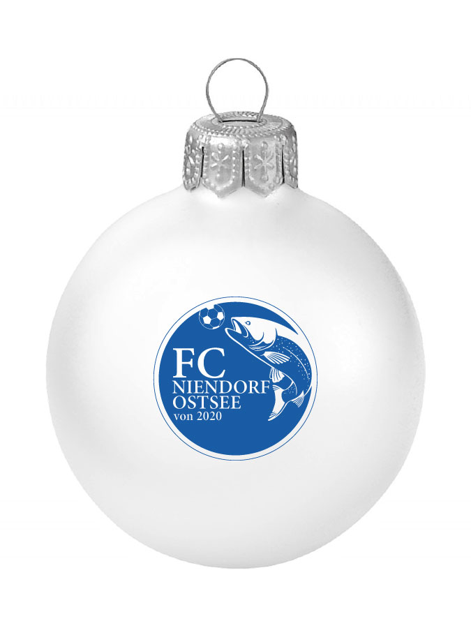 Weihnachtskugel Logo 8cm