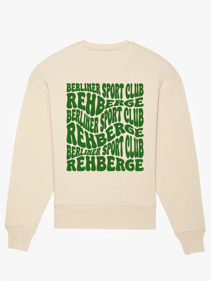 Sweatshirt Oversized Wavy Herren