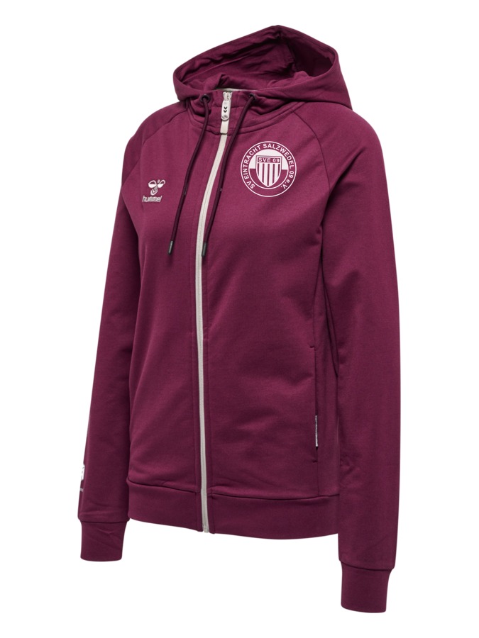 Hummel Move Grid Cotton Zip Hoodie Woma Damen
