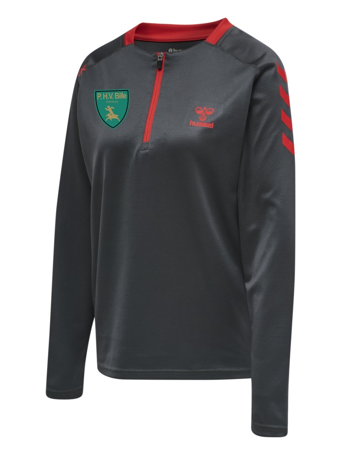 Hummel Action Poly Half Zip Sweat Damen