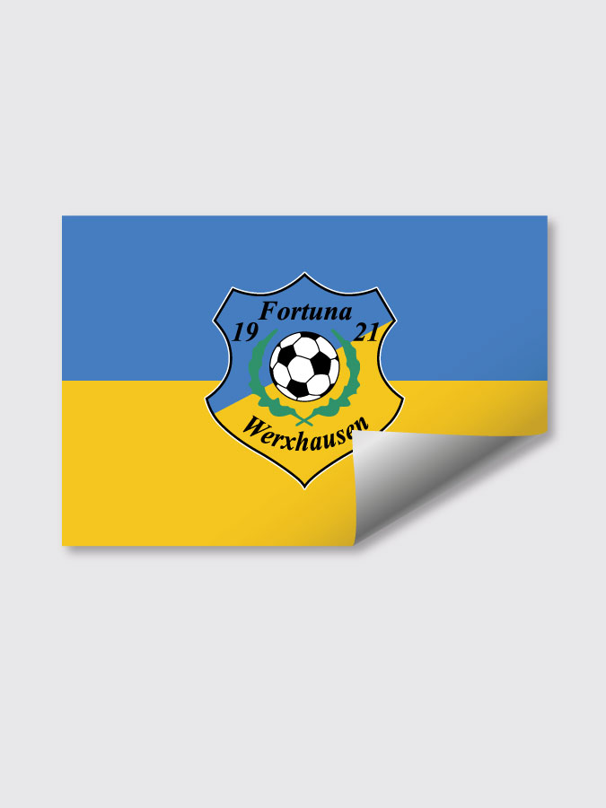 Aufkleber DIN A7 Logo