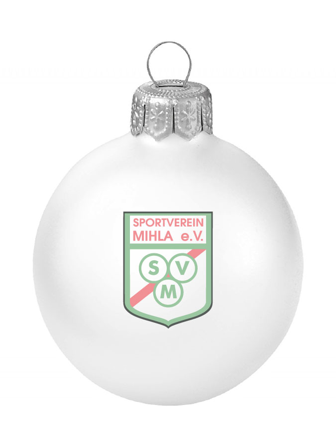 Weihnachtskugel Logo 8cm