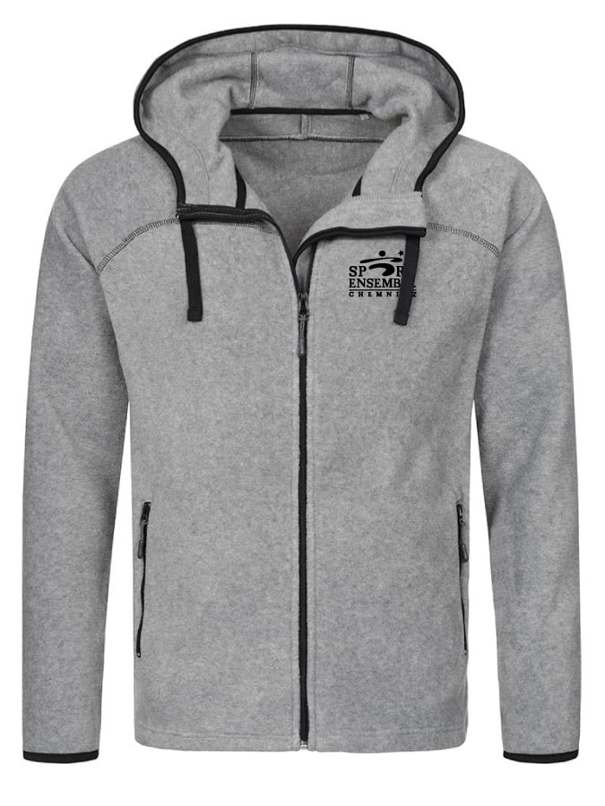 Fleecejacke Hooded Herren