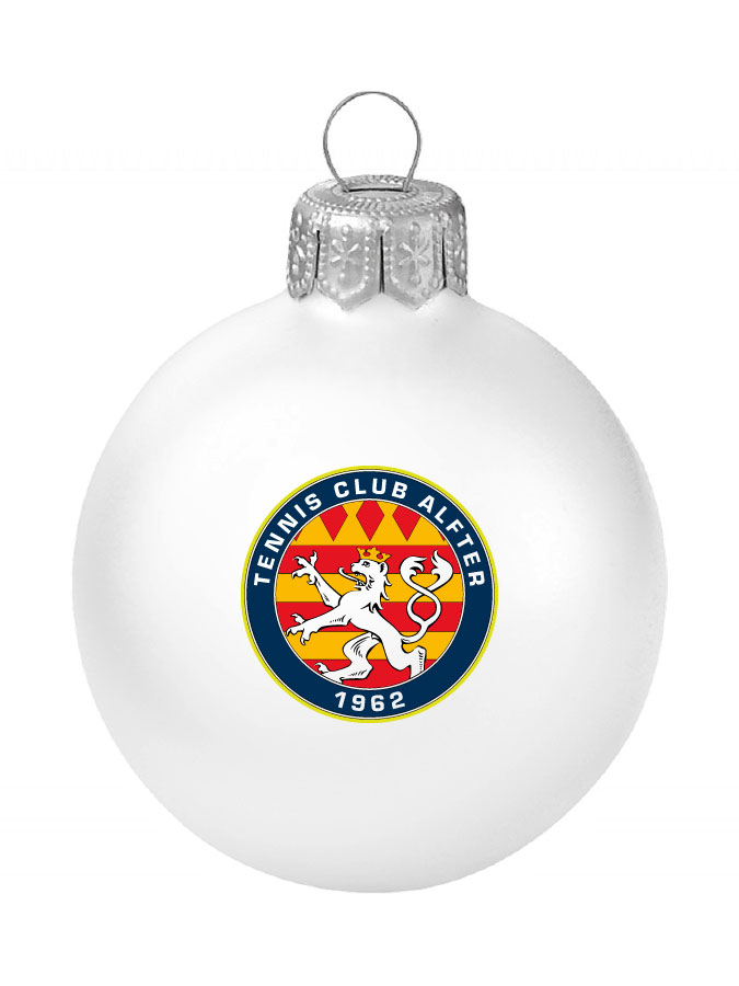 Weihnachtskugel Logo 8cm