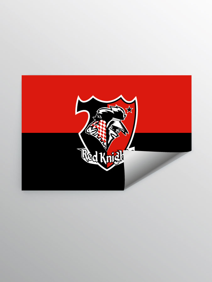 Aufkleber DIN A7 Logo