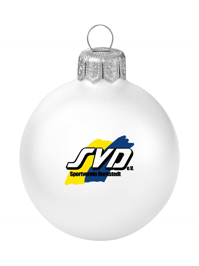 Weihnachtskugel Logo 8cm