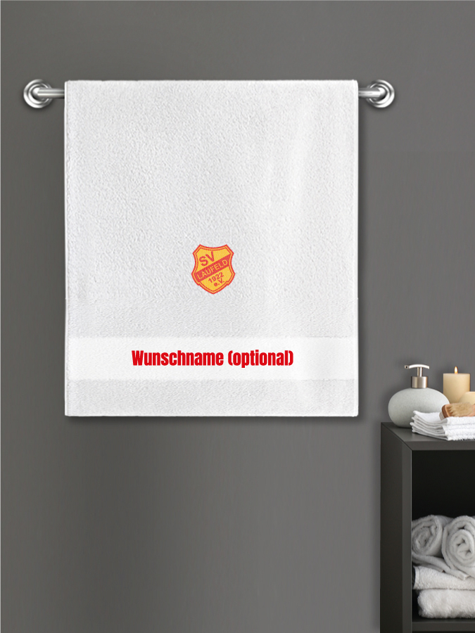 Badehandtuch Team Sticklogo