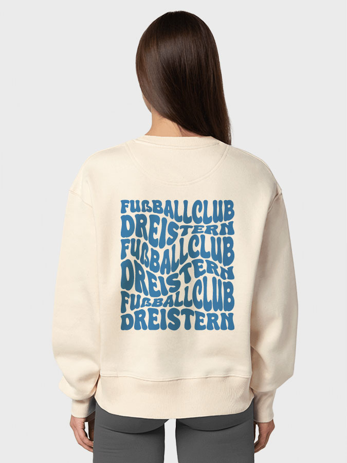 Oversized Sweater Wavy Damen