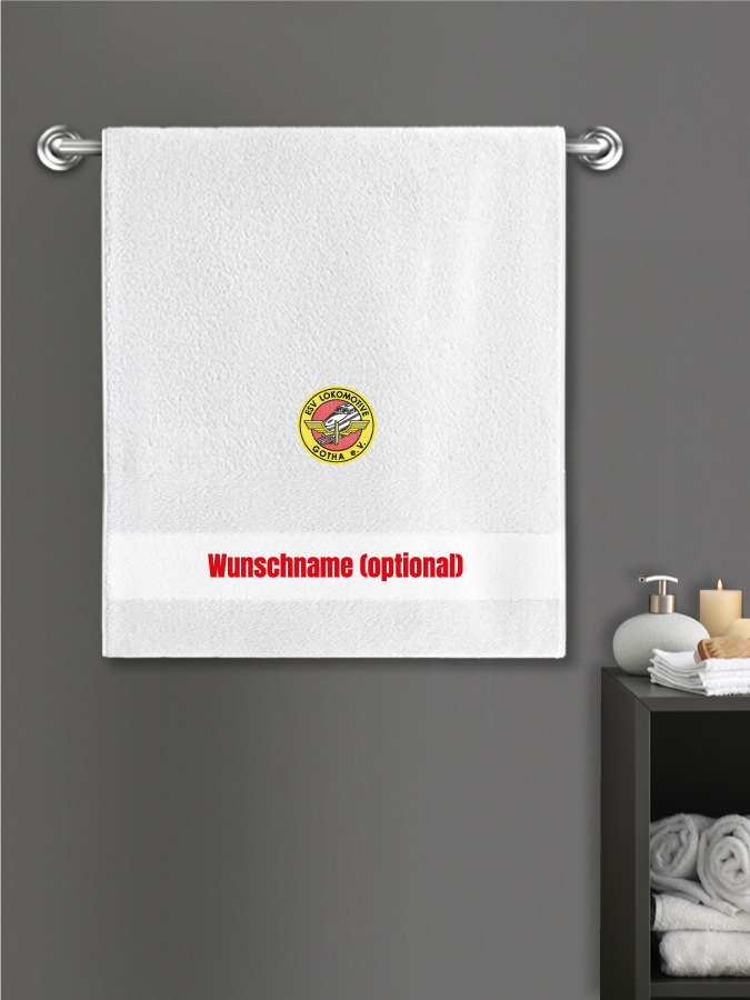 Badehandtuch Team Sticklogo