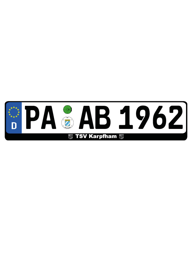 Kennzeichenhalter Kalden (2er Set)