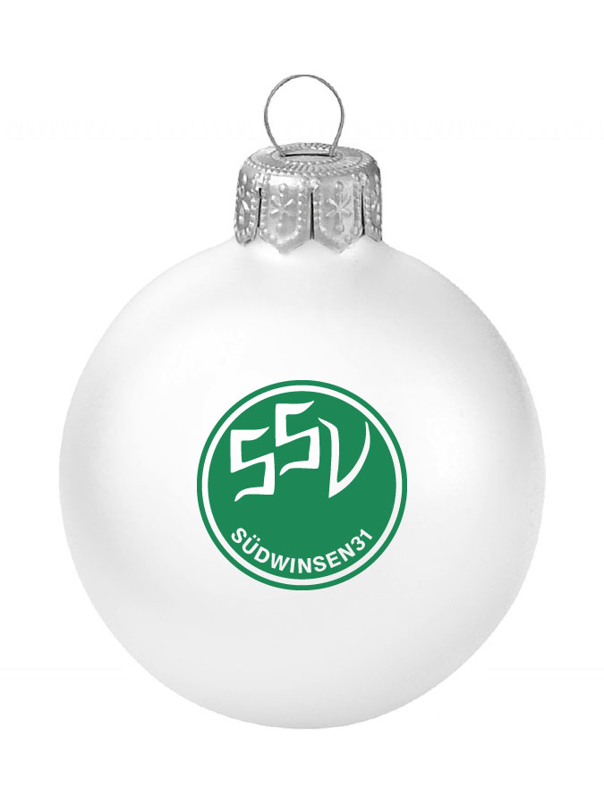 Weihnachtskugel Logo 8cm