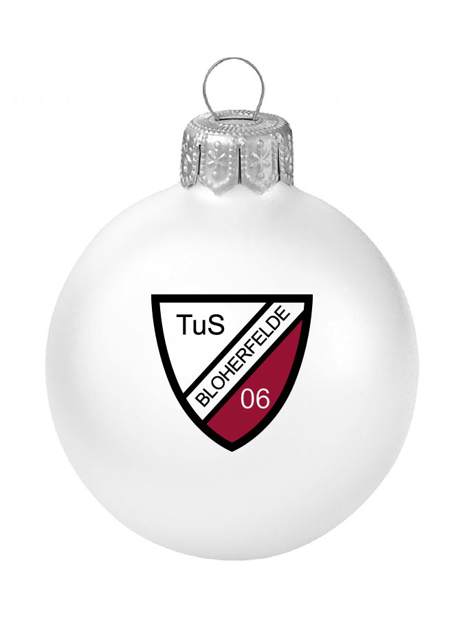 Weihnachtskugel Logo 8cm