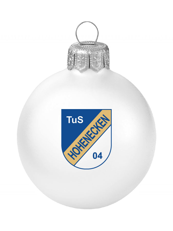 Weihnachtskugel Logo 8cm