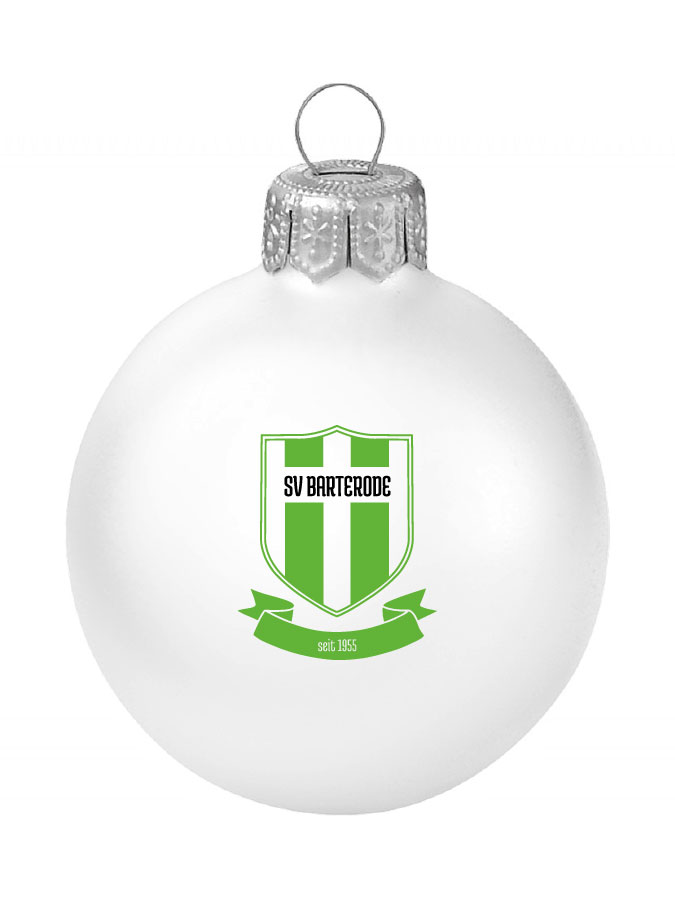 Weihnachtskugel Logo 8cm