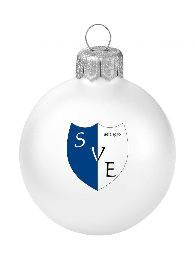 Weihnachtskugel Logo 8cm