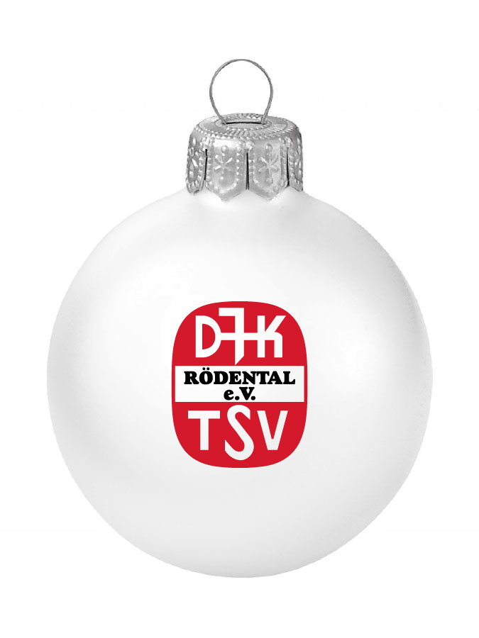 Weihnachtskugel Logo 8cm