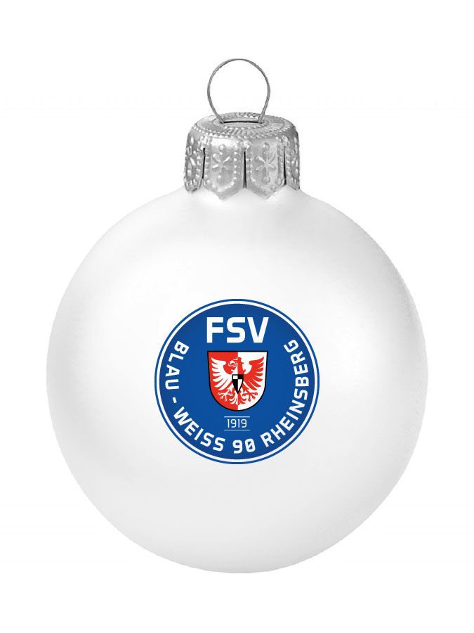 Weihnachtskugel Logo 8cm