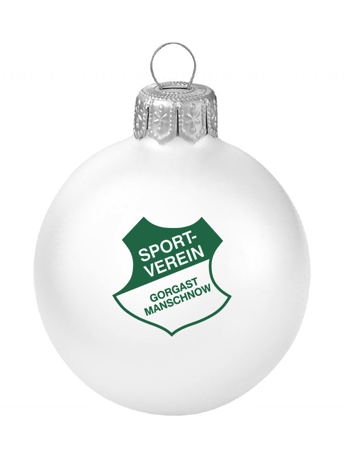 Weihnachtskugel Logo 8cm