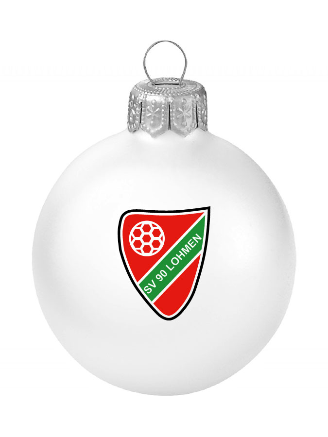 Weihnachtskugel Logo 8cm