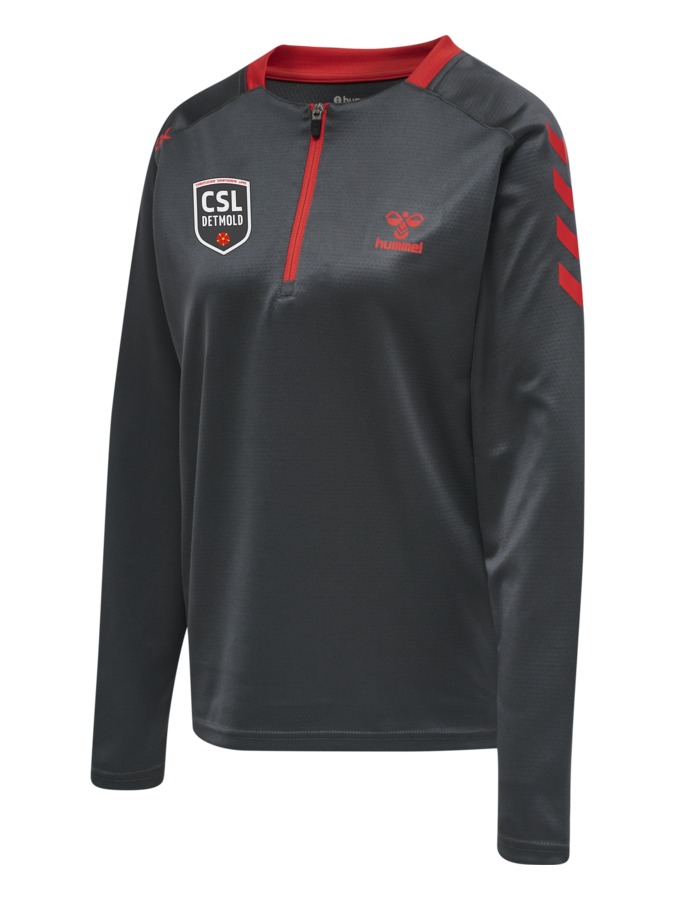 Hummel Action Poly Half Zip Sweat Damen