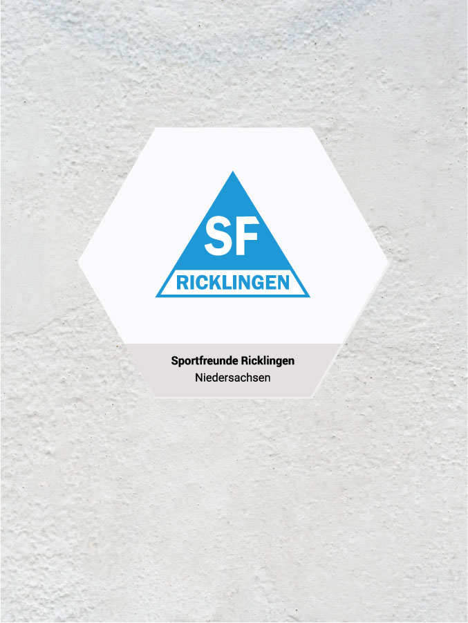 Wandkachel Hexagon mit Logo