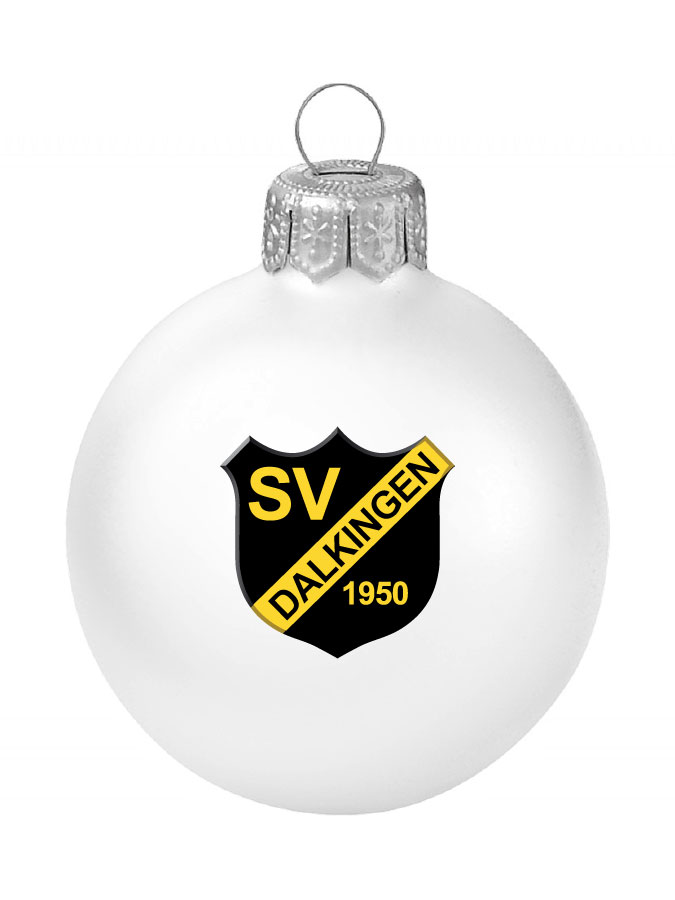 Weihnachtskugel Logo 8cm