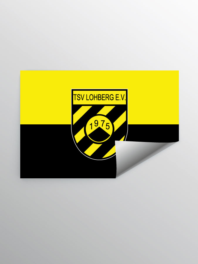 Aufkleber DIN A7 Logo