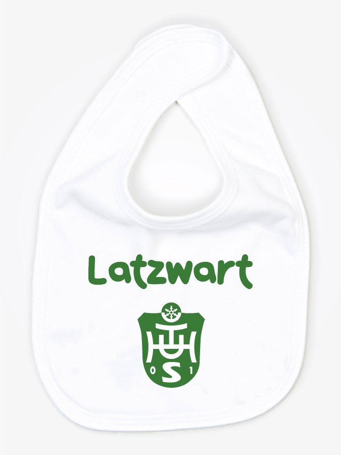 Babylätzchen Latzwart
