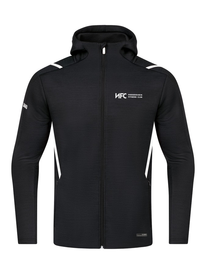 Jako Freizeitjacke Challenge mit Kapuze