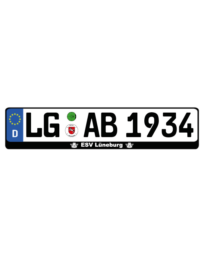 Kennzeichenhalter Kalden (2er Set)