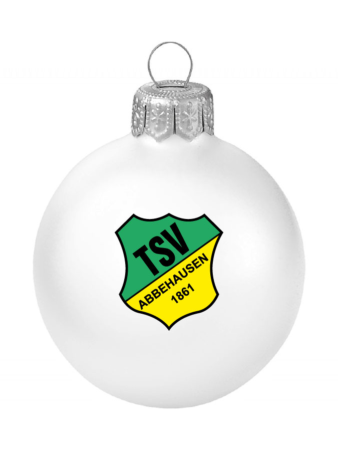 Weihnachtskugel Logo 8cm