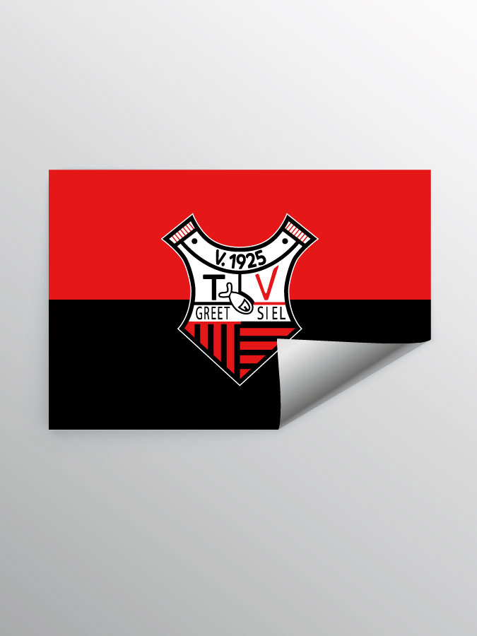 Aufkleber DIN A7 Logo