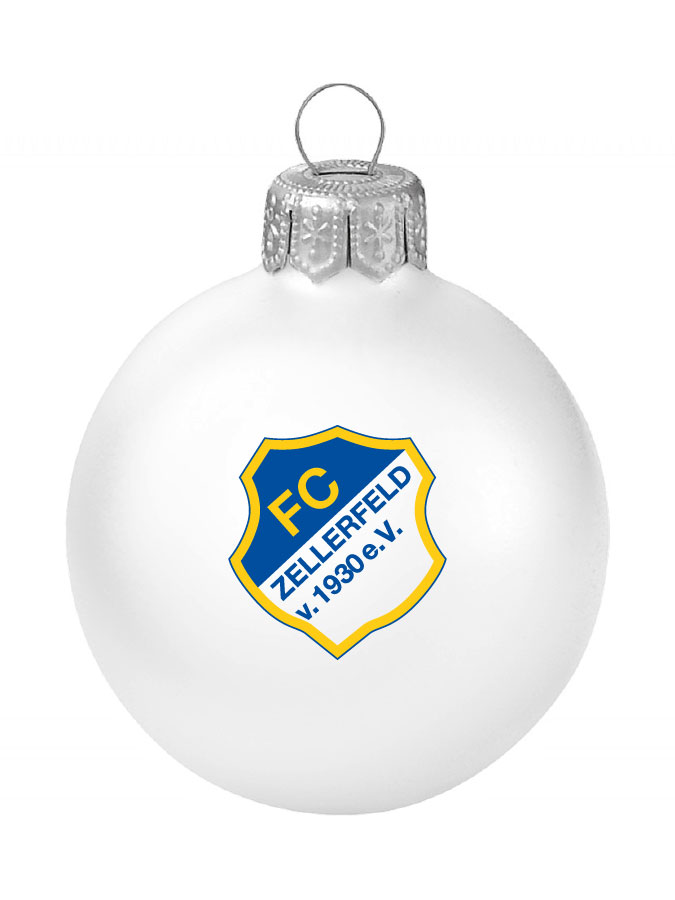 Weihnachtskugel Logo 8cm