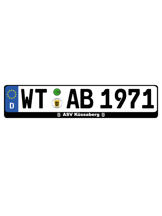 Kennzeichenhalter Kalden (2er Set)