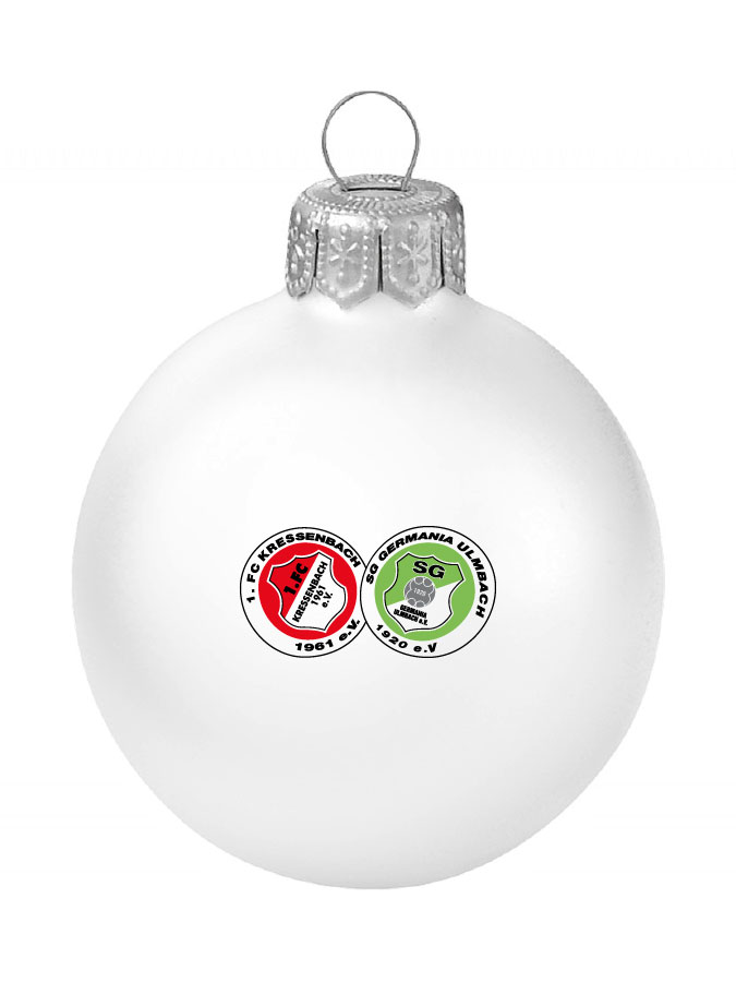 Weihnachtskugel Logo 8cm