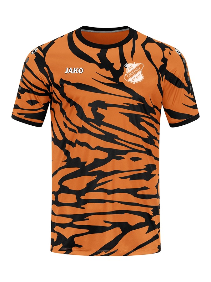 Orange-Schwarz-Weiß