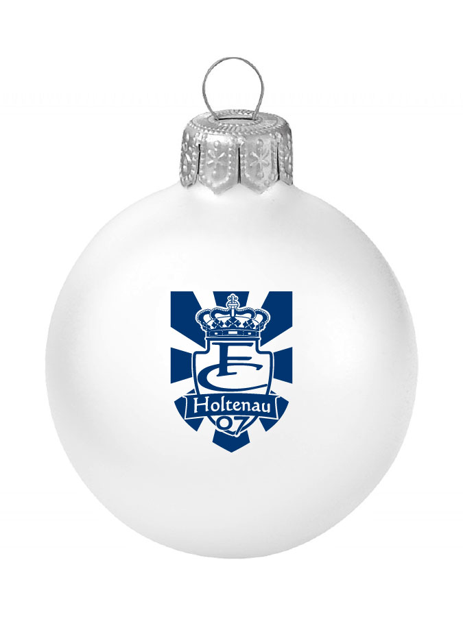 Weihnachtskugel Logo 8cm