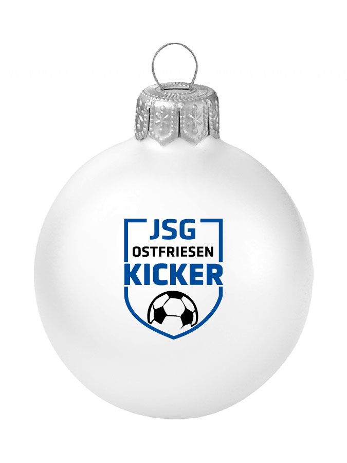 Weihnachtskugel Logo 8cm