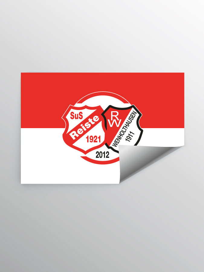 Aufkleber DIN A7 Logo