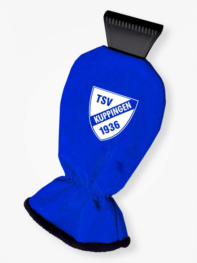 Eiskratzer mit Handschuh