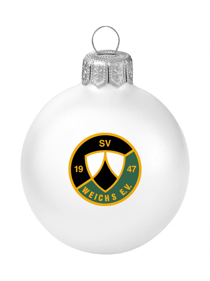 Weihnachtskugel Logo 8cm