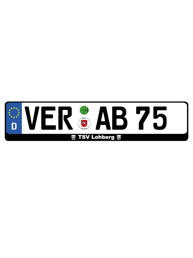 Kennzeichenhalter Kalden (2er Set)