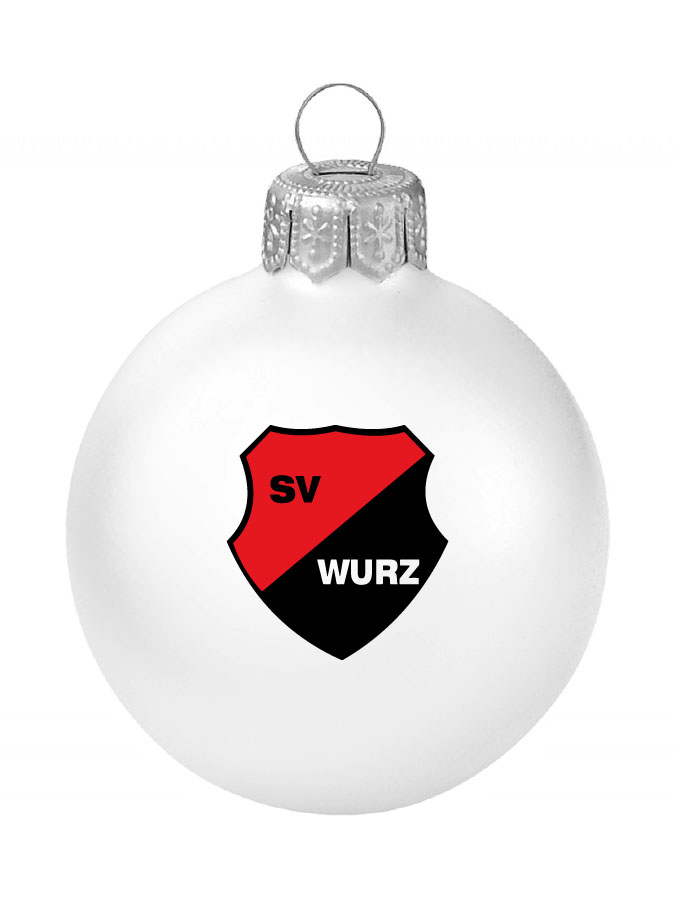 Weihnachtskugel Logo 8cm