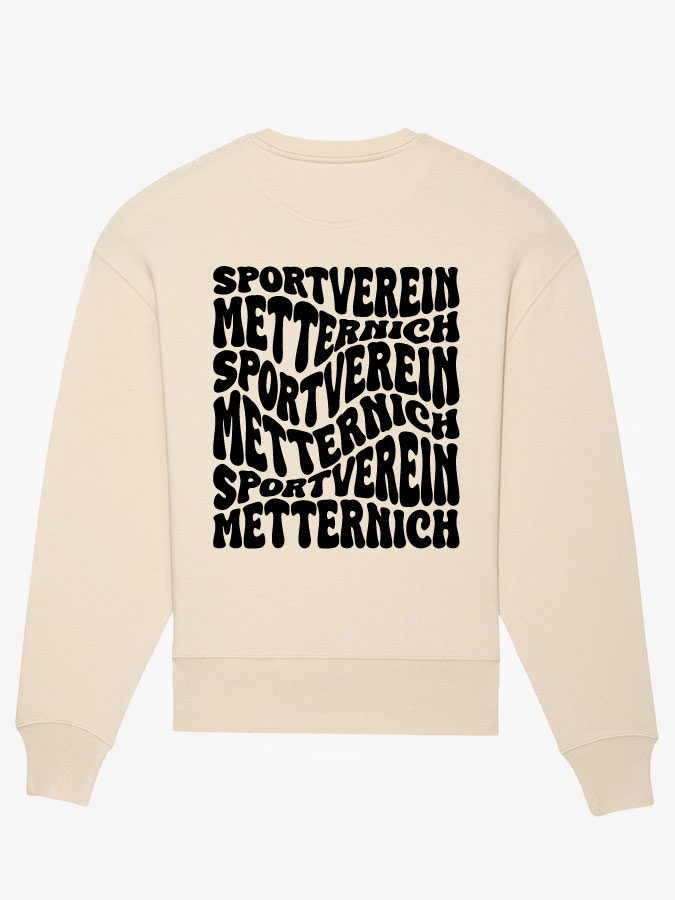 Sweatshirt Oversized Wavy Herren
