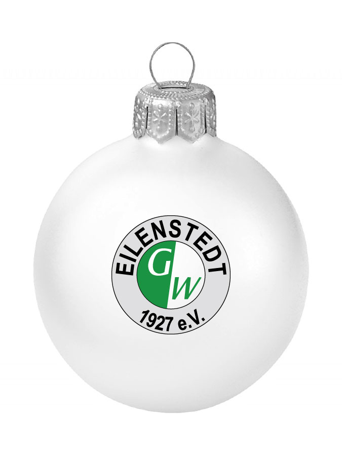 Weihnachtskugel Logo 8cm