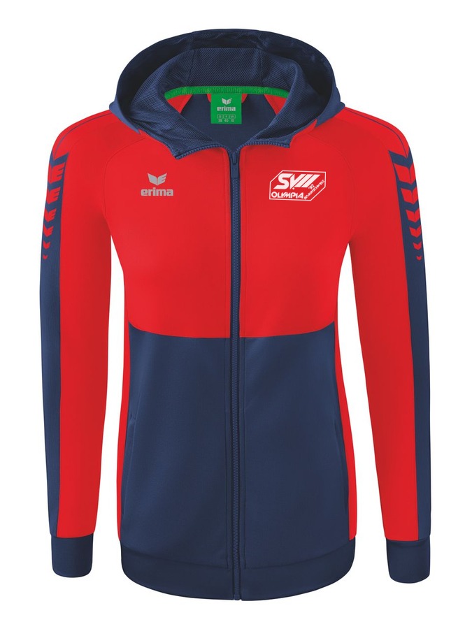 Erima Six Wings Trainingsjacke mit Kapuze Damen
