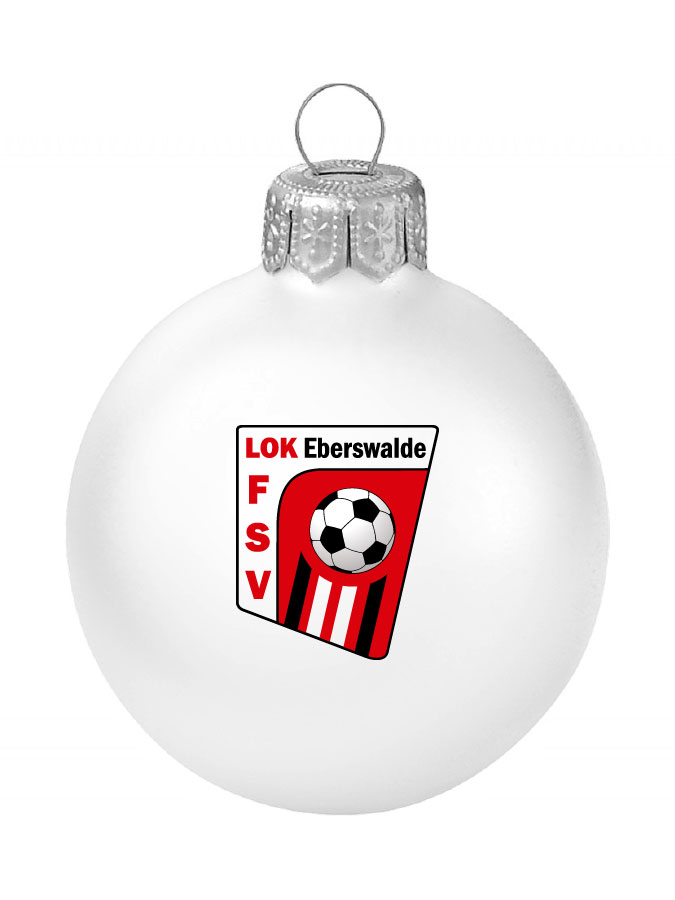 Weihnachtskugel Logo 8cm